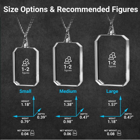 What are the Sizes and Specifications of the Necklaces? – ArtPix 3D ...